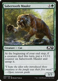 Sabertooth Mauler (202) - Core Set 2021