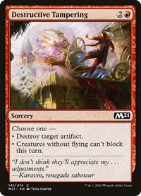 Destructive Tampering (141) - Core Set 2021