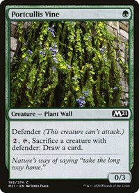 Portcullis Vine (195) - Core Set 2021
