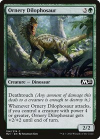 Ornery Dilophosaur (194) - Core Set 2021