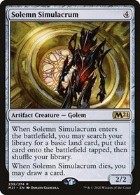 Solemn Simulacrum (239p) - Promo Pack: Core Set 2021