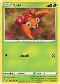 Paras (003/189) - SWSH03: Darkness Ablaze