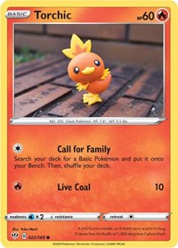 Torchic (022/189) - SWSH03: Darkness Ablaze