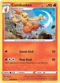 Combusken (023/189) - SWSH03: Darkness Ablaze