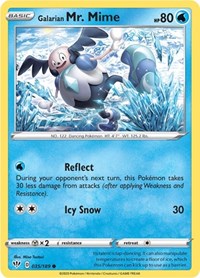 Galarian Mr Mime (035/189) - SWSH03: Darkness Ablaze