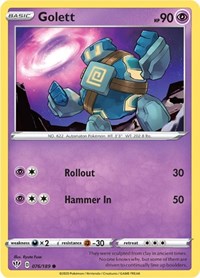 Golett (076/189) - SWSH03: Darkness Ablaze