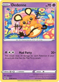 Dedenne (078/189) - SWSH03: Darkness Ablaze