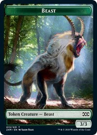Beast Token (13) - Double Masters
