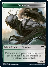 Elemental Token (20) - Double Masters