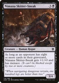 Nimana Skitter Sneak (116) - Zendikar Rising