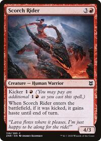 Scorch Rider (158) - Zendikar Rising