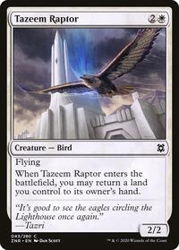 Tazeem Raptor (43) - Zendikar Rising