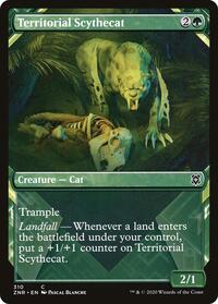 Territorial Scythecat Showcase (310) - Zendikar Rising