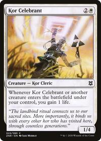 Kor Celebrant (22) - Zendikar Rising