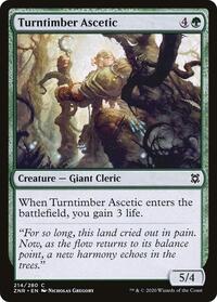 Turntimber Ascetic (214) - Zendikar Rising