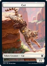 Cat Goblin Construct Double Sided Token (2 // 11) - Zendikar Rising