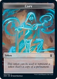 Copy Illusion Double Sided Token (12 // 6) - Zendikar Rising