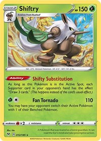 Shiftry (012/185) - SWSH04: Vivid Voltage