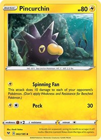 Pincurchin (062/185) - SWSH04: Vivid Voltage