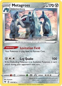 Metagross (118/185) - SWSH04: Vivid Voltage