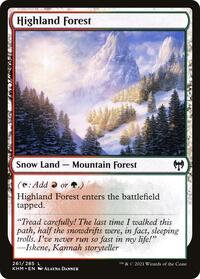 Highland Forest (261) - Kaldheim