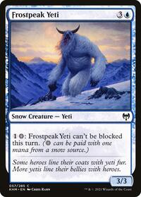 Frostpeak Yeti (57) - Kaldheim