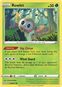 Rowlet (006/072) - Shining Fates