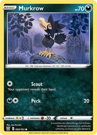 Murkrow (093/163) - SWSH05: Battle Styles