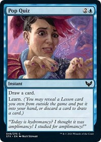 Pop Quiz (49) - Strixhaven: School of Mages