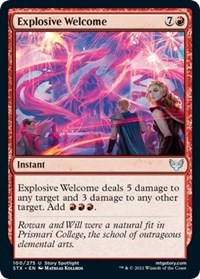 Explosive Welcome (100) - Strixhaven: School of Mages