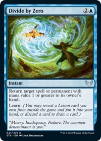 Divide by Zero (41) - Strixhaven: School of Mages