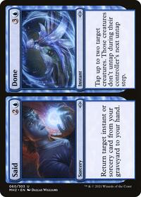 Said Done (60) - Modern Horizons 2