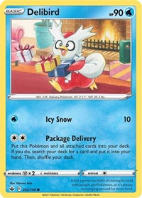 Delibird (032/198) - SWSH06: Chilling Reign