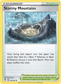 Stormy Mountains (161/203) - SWSH07: Evolving Skies