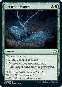 Return to Nature (195) - Innistrad: Midnight Hunt