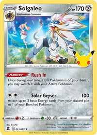 Solgaleo (021/025) - Celebrations