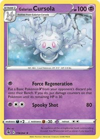 Galarian Cursola (118/264) - SWSH08: Fusion Strike