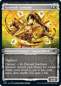 Sunblade Samurai Showcase (315) - Kamigawa: Neon Dynasty