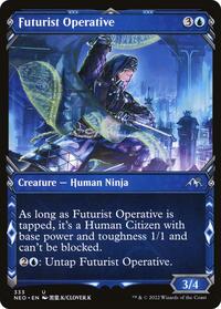 Futurist Operative Showcase (333) - Kamigawa: Neon Dynasty