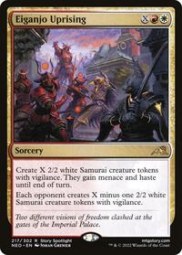 Eiganjo Uprising (217) - Kamigawa: Neon Dynasty