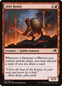 Akki Ronin (131) - Kamigawa: Neon Dynasty