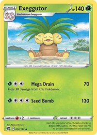 Exeggutor (002/172) - SWSH09: Brilliant Stars