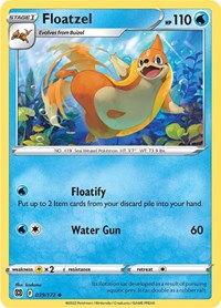 Floatzel (039/172) - SWSH09: Brilliant Stars