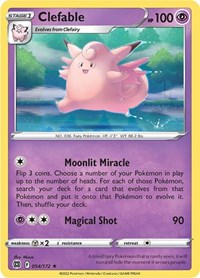Clefable (054/172) - SWSH09: Brilliant Stars