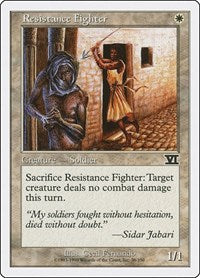 Resistance Fighter (38) - Classic Sixth Edition