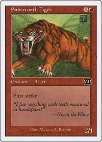 Sabretooth Tiger (203) - Classic Sixth Edition