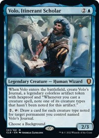 Volo Itinerant Scholar (103) - Commander Legends: Battle for Baldur's Gate