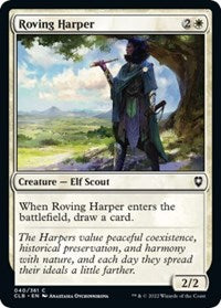 Roving Harper (40) - Commander Legends: Battle for Baldur's Gate