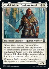 Abdel Adrian Gorions Ward (2) - Commander Legends: Battle for Baldur's Gate