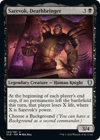 Sarevok Deathbringer (144) - Commander Legends: Battle for Baldur's Gate